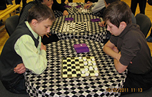 18 февраля 2011 года в ФОКе состоялось первенство по шашкам среди школьников