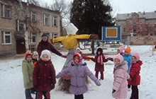 4 марта в МАДОУ детском саду № 11 детвора отмечала Масленицу