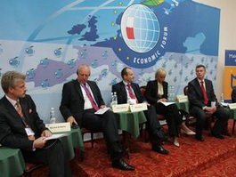 Гусевская делегация побывала на XXI Экономический форуме организованным варшавским Институтом