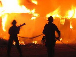 В посёлке Майское при пожаре дома погибли двое мужчин