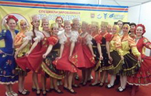 25 марта ансамбль «Русские узоры» выступил на сцене ДК железнодорожников в Калининграде