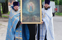 Два дня находилась в Гусеве Августовская икона Божией Матери