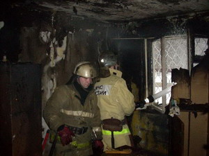 23 декабря на улице Ульяновых выгорела комната в двухэтажном жилом доме