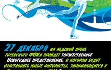 ФОК: 27 декабря на ледовой арене гусевского ФОКа пройдет Новогоднее представление юных фигуристов