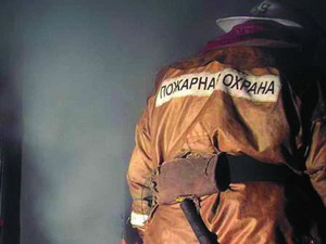 В поселке Первомайское произошел пожар в нежилом кирпичном здании