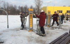 ФОК: Несмотря на наступление зимы уличные тренажеры пользуются большой популярностью