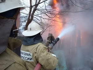 В посёлке Маяковское при пожаре погиб 48-летний мужчина