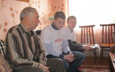 11 марта активисты подростково-молодежного клуба посетили участника Великой Отечественной войны