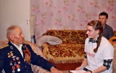9 марта активисты подростково-молодежного клуба ГДК встретились с ветераном ВОВ Зайцевым Виктором Матвеевичем.