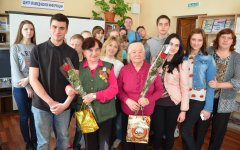 Студенты политеха встретились в городской библиотеке с ветеранами становления Калининградской области