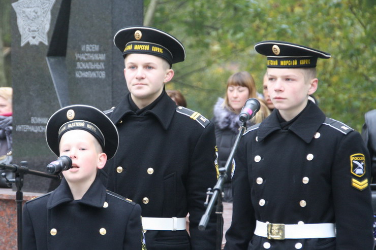 В Гусевском кадетском корпусе прошла торжественная церемония посвящения в курсанты