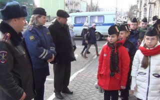 Юные жители Гусевского района на один день стали полицейскими