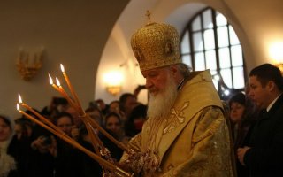 Патриарх Кирилл освятил новый храм в Гусеве