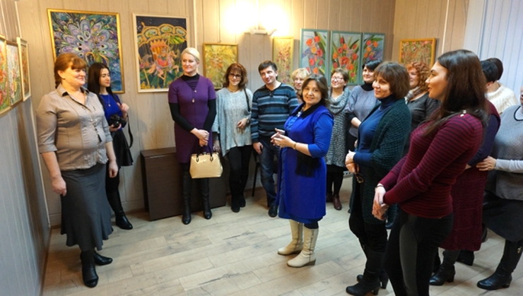 В Калининграде в Областном доме народного творчества проходит персональная выставка преподавателя ДШИ