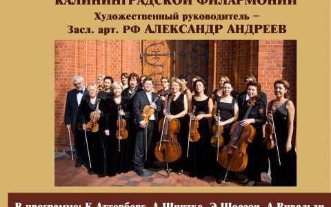 7 апреля в ДШИ состоится концерт камерного оркестра Калининградской областной филармонии