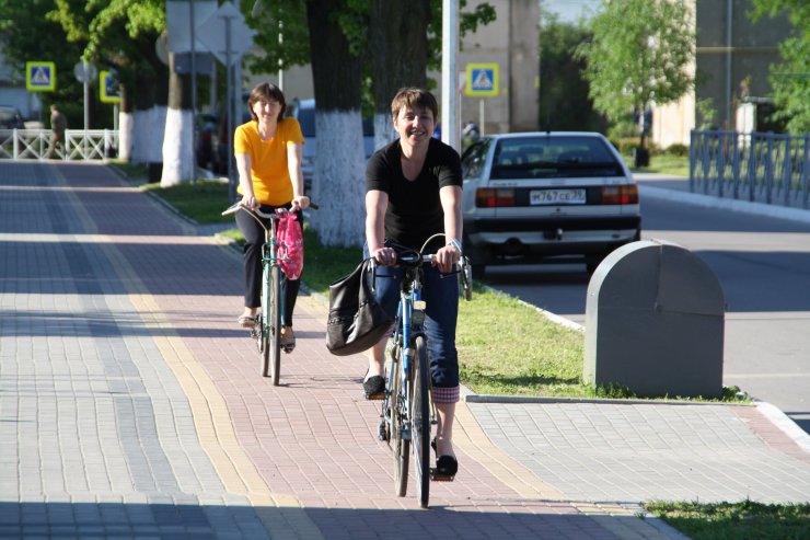 Гусевцы присоединились к акции «На работу на велосипеде»