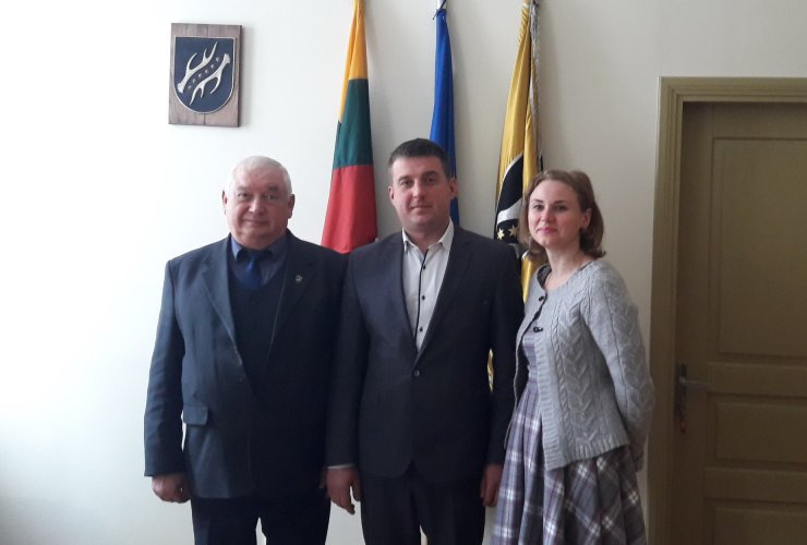 Александр Китаев встретился с мэром литовского города Казлу-Руда Витаутасом Каневичюсом