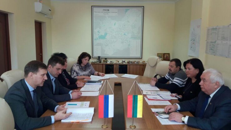 Сегодня с ответным визитом город Гусев посетила литовская делегация (обновлено)