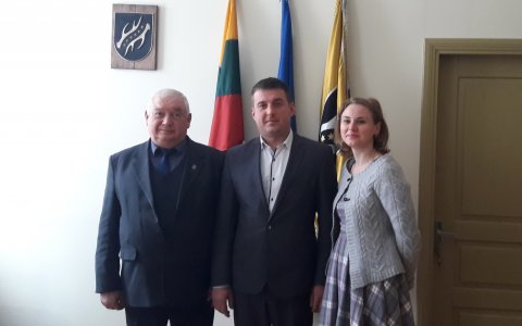 Александр Китаев встретился с мэром литовского города Казлу-Руда Витаутасом Каневичюсом