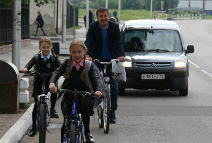 Город Гусев присоединился к акции «На работу на велосипеде»