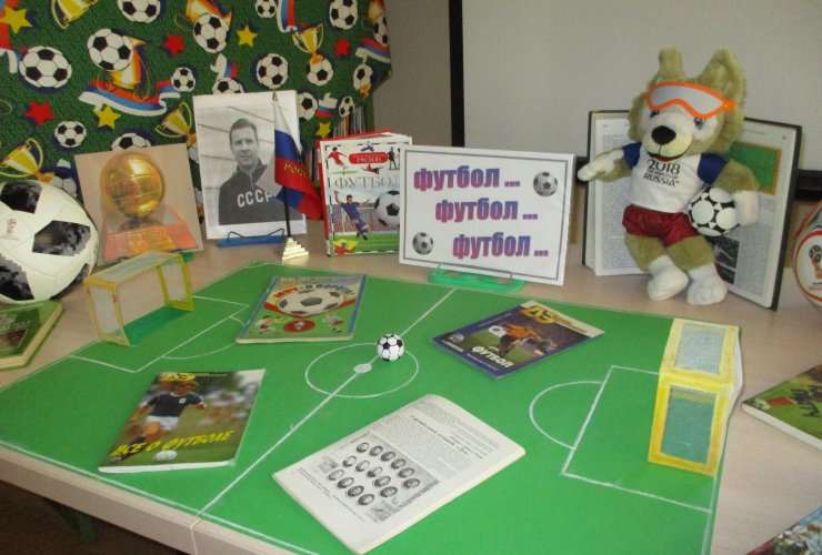 В преддверии ЧМ по футболу в Покровской библиотеке прошел День спорта «Мы любим футбол!»