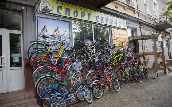 В Гусеве заработал точечный прокат велосипедов