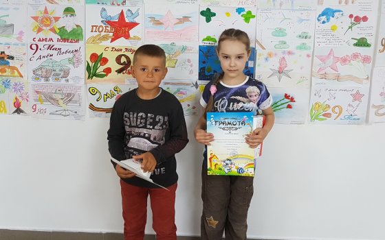В Гусевском МФЦ подвели итоги конкурса детских рисунков на тему Дня Победы