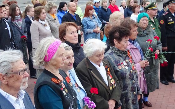 Жители Гусева отдали дань памяти погибшим в годы Великой Отечественной войны