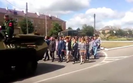В Гусевском городском округе проходит церемония перезахоронения останков воинов РККА