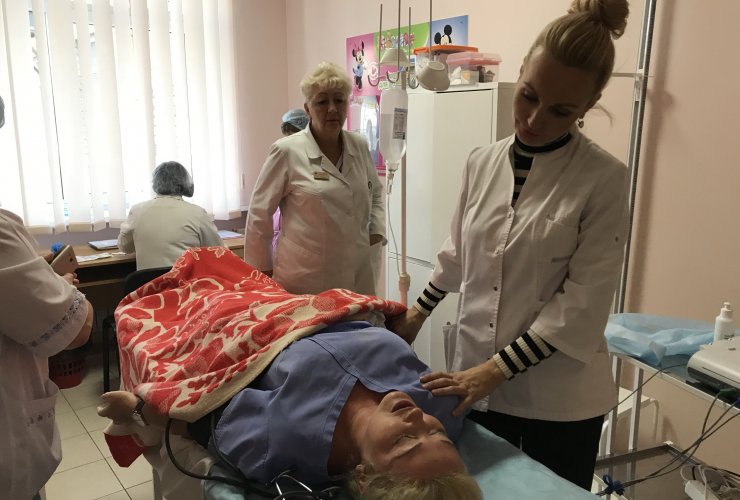 Главный внештатный специалист областного здравоохранения провела в Гусевской ЦРБ акушерский тренинг