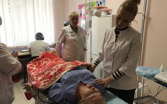 Главный внештатный специалист областного здравоохранения провела в Гусевской ЦРБ акушерский тренинг