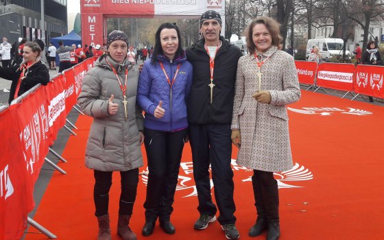 Гусевские спортсмены приняли участие в самом масштабном забеге в истории Польши