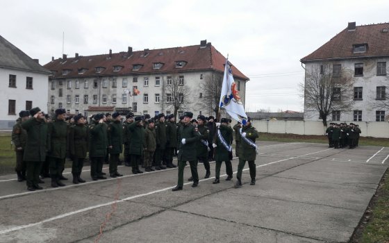В Гусевской войсковой части прошло торжественное мероприятие, посвящённое 100-летию Военной разведки