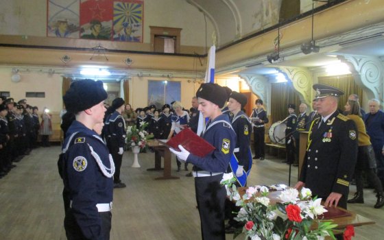 Гусевские кадеты приняли торжественную присягу