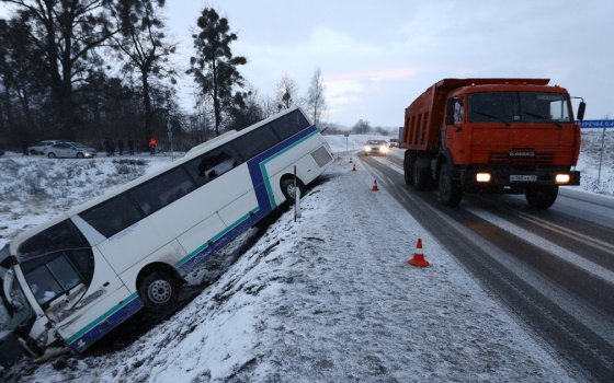 В Гусевской автоколонне прокомментировали аварию с пассажирским автобусом