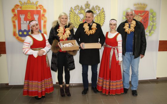 Сегодня Гусев посетила делегация города-партнера Голдап
