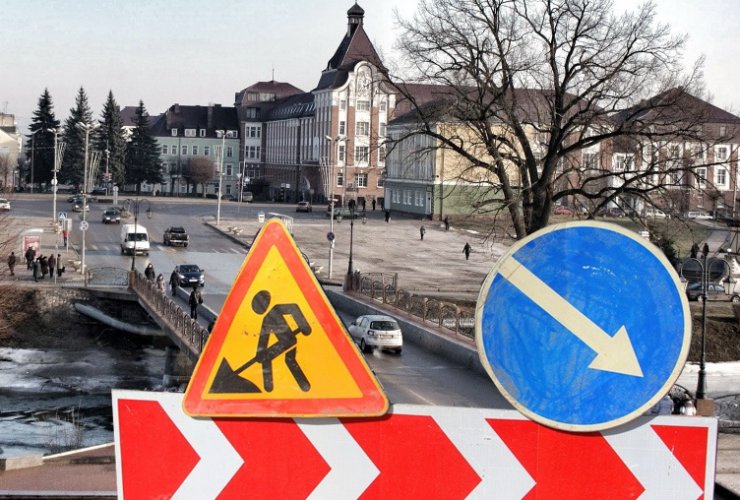 С 4 марта закрывается движение через центральный мост по улице Победы