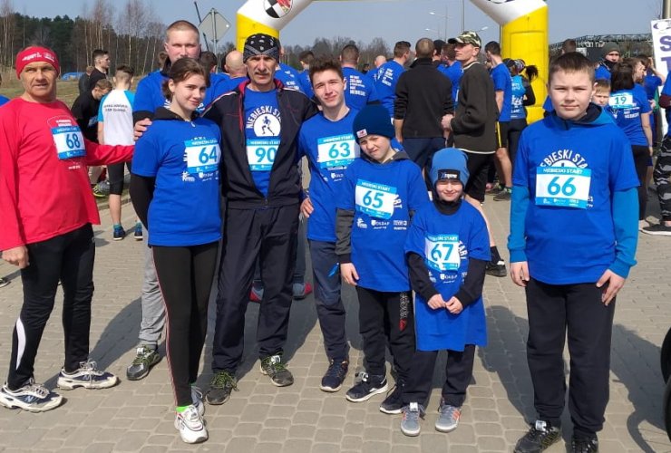 Гусевские спортсмены приняли участие в семейном забеге в Польше
