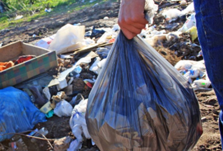 Местные власти просят фиксировать факты выброса мусора в неположенных местах