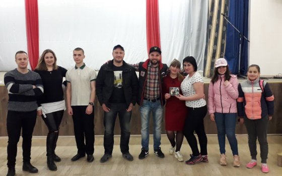 Рэп-исполнитель Руслан Исмаилов встретился с жителями города Гусева