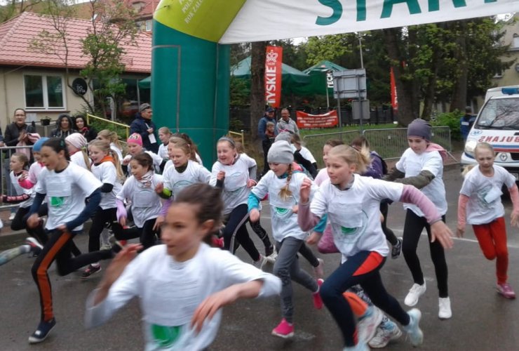 Гусевские спортсмены приняли участие в забеге в польском городе Венгожево