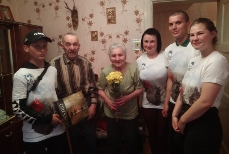 Волонтеры навестили ветерана Великой Отечественной войны Должикова Григория