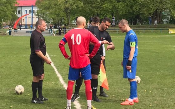 Сегодня в рамках Чемпионата и Первенства области по футболу встретились «Красная звезда» и «Гусев»