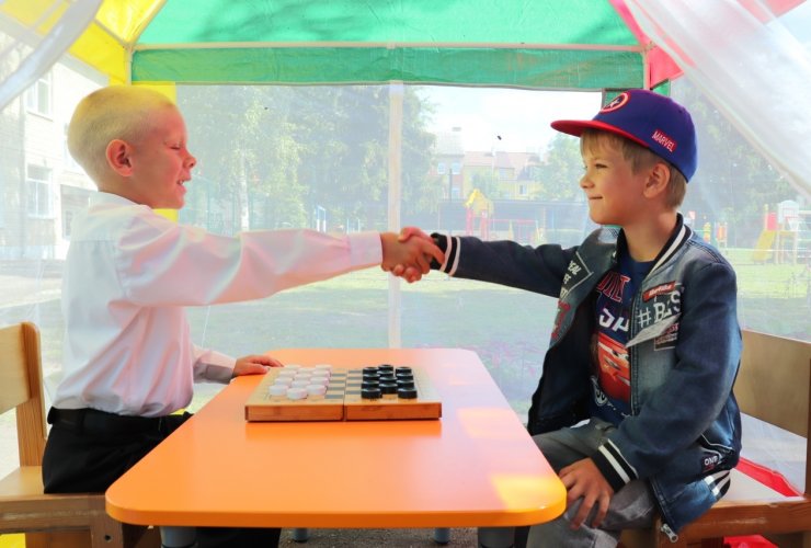 В Гусеве прошёл муниципальный турнир по шашкам среди дошколят