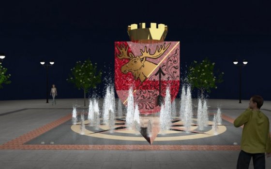 Властям Гусева запретили покупать фонтан с гербом у единственного поставщика