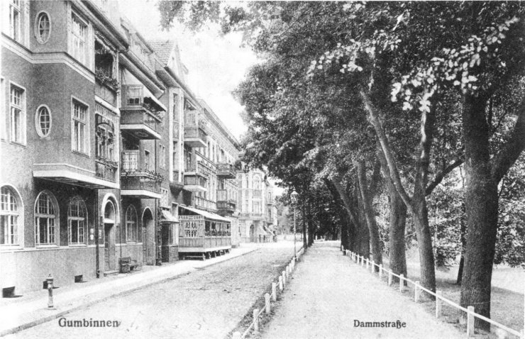 Здание больничной кассы на Даммерштрссе. Фотография 1914 года