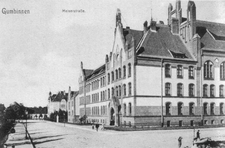 Здание Гумбинненской Фридрихшуле. Фотография 1903 года