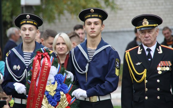 Сегодня состоялось торжественное посвящение в кадеты воспитанников гусевского кадетского корпуса