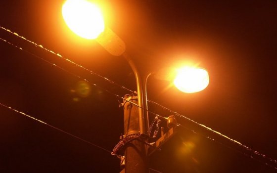 В Липово на Центральной улице сделали освещение