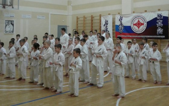 В школе № 3 прошли сборы Прибалтийской Федерации киокушинкай каратэ-до